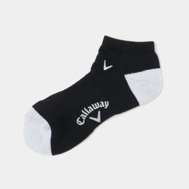 Callaway Women's Ankle Socks, Anti-Bacterial, Odor-Resistant, Ankle, Golf, 25SS_1010_Black