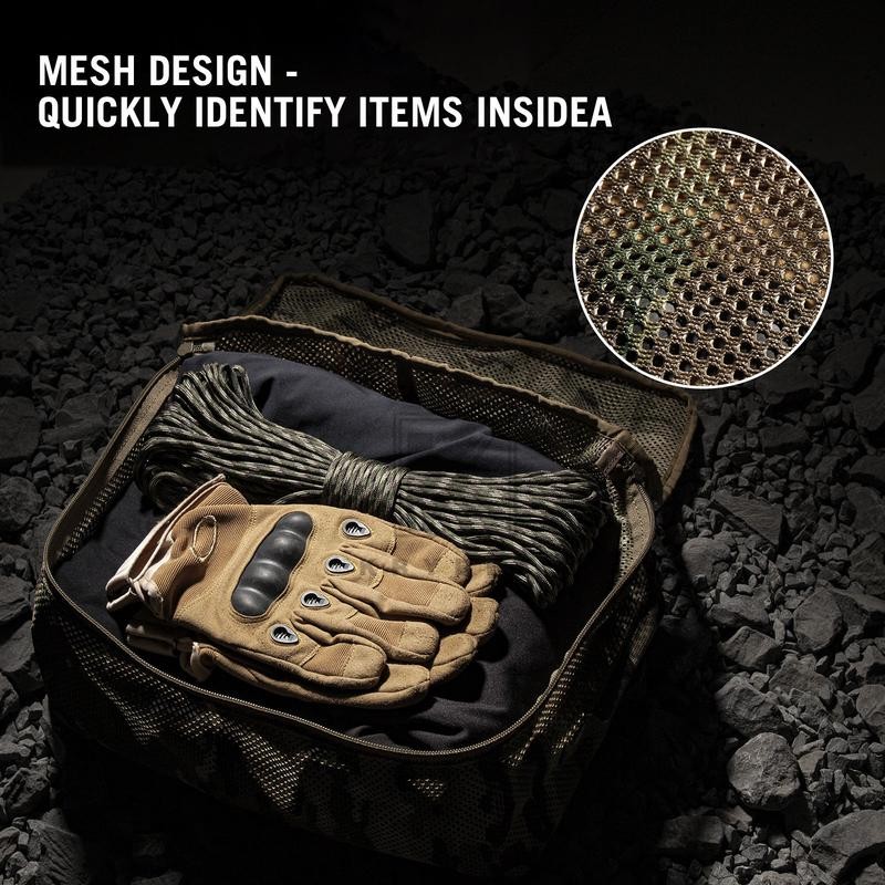 KRYDEX Tactical Modular Pouch Set Outdoor Backpack Organizer Travel Suitcase