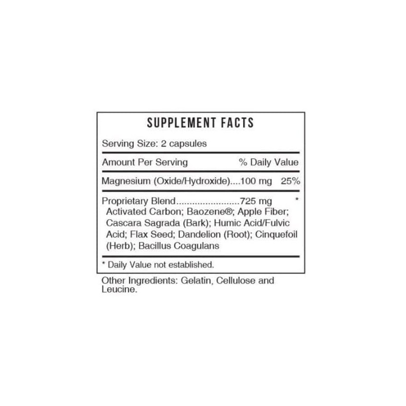 Systemic Formulas #404 Bind 120 Capsules, Activated Charcoal Capsules Powerful