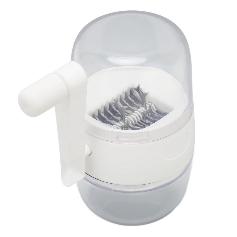 Nut Grinder Hand Crank Stainless Steel Blades Nut Chopper Manual