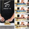 Knife Sharpening Stone Set, KERYE Professional Japanese Whetstone Knife Sharpener
