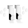 ZACK 40262 "MITOR" Haken für Glasduschwand, Set/2, Edelstahl hochglänzend, 7,5
