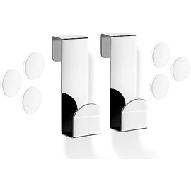 ZACK 40262 "MITOR" Haken für Glasduschwand, Set/2, Edelstahl hochglänzend, 7,5 cm