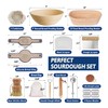 Banneton Bread Proofing Basket Set, Sourdough Bread Baking Supplies, Sourdough