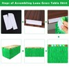 Fovths 2 Pack Luau Grass Table Skirt Natural 9 Feet