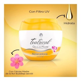 Crema facial Teatrical células madre aclaradora con filtro UV 400 g