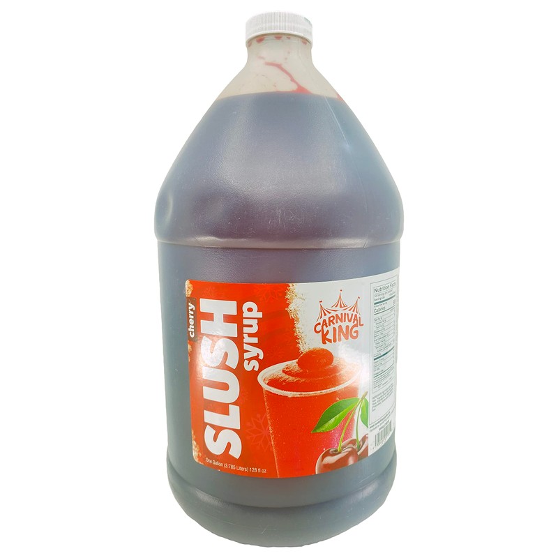 TableTop King 1 Gallon Cherry Slushy Syrup_AB