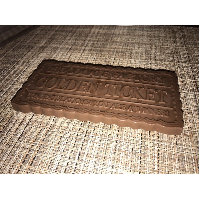 Merckens Milk Chocolate (7) 6” WONKA MILK CHOCOLATE BAR W/
