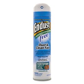 Endust Free Hypo-Allergenic Dusting and Cleaning Spray, 10 oz Aerosol, 6/CT
