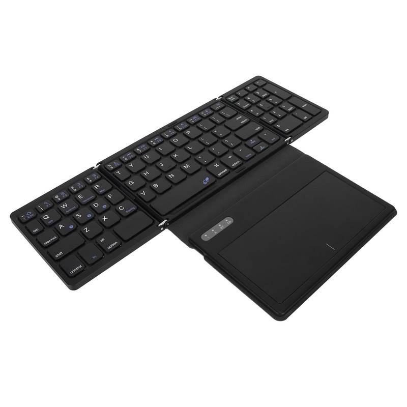 Foldable Bluetooth Keyboard Low Latency Bluetooth 5.1 Full Size Keyboard