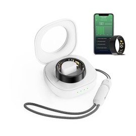 Aichiken Smart Ring Health Tracker, Sleep&Exercise Monitor Heart Rate,Blood Oxygen,Fitness Trackers for Man&Women -Long Lasting Batteries,Waterproof Sleep Tracking Wearable (Black, 9)