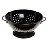 Premier Housewares 508557 Enamel Retro Colander Bowl Stainless Steel Pasta