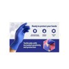 Medline FitGuard Prime Nitrile Exam Gloves, Disposable Gloves, Dark Blue,