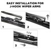 ClixWipers 20" Conventional Automotive Replacement Windshield Wiper Blade - All-Steel,