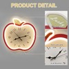 jXIN 12 Inch Apple Shaped Novelty Fun Shaped Wall Clock,
