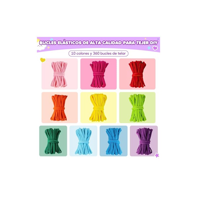 478 Piezas Kit Completo Telar Tejer