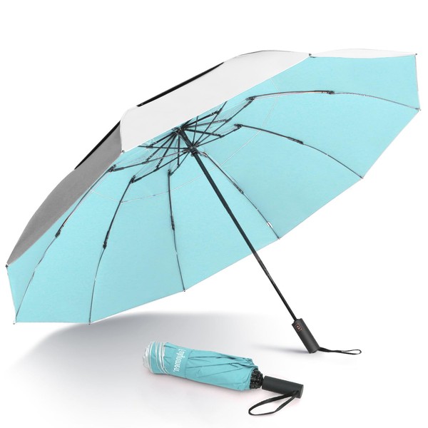 Fulynmen 54 Inch UPF50+ Sun Umbrella UV Protection Large Travel