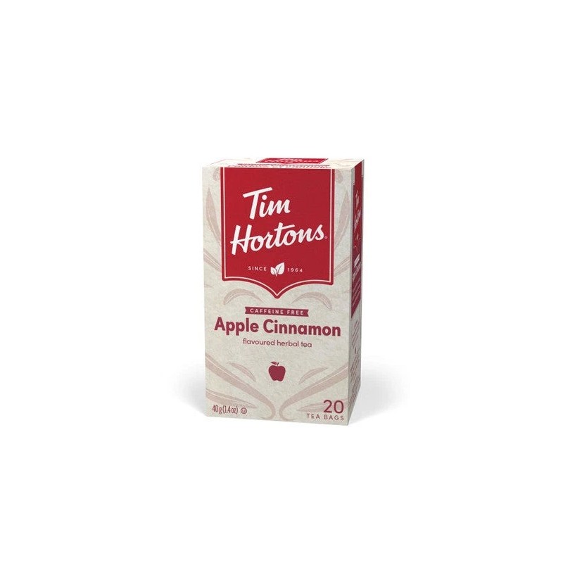 Tim Hortons Apple Cinnamon Herbal Tea, 20 tea bags, 40g