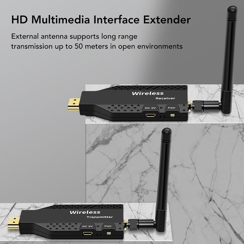 HD Multimedia Interface Wireless Extender 50m 1080P 60Hz 5.8GHz HD