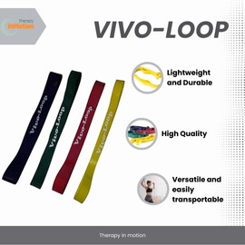 Exercise Loop | Resistance Loop Band Set from Therapy in Motion Multi Pack - 1 of Each Colour