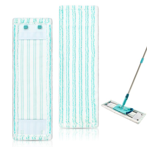 GFRED Set of 2 Microfibre Floor Mop Replacement Covers for