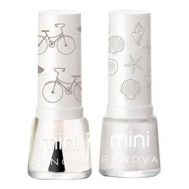 Renova Esmaltes para Uñas Mini duo Nellie y Brillo cada uno 7.7ml