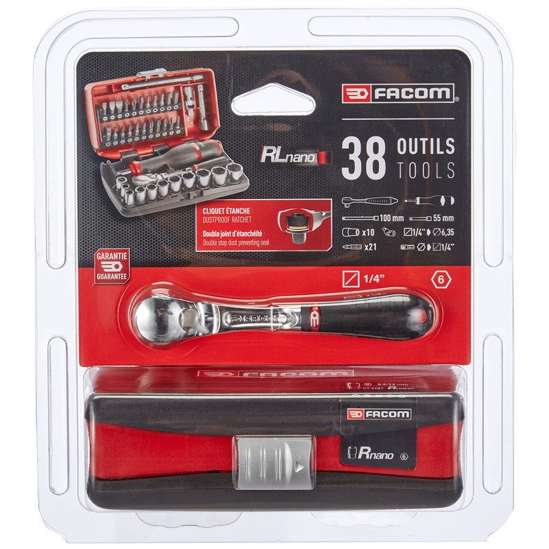 FACOM RL.NANO1PB 1/4" Size Socket Set
