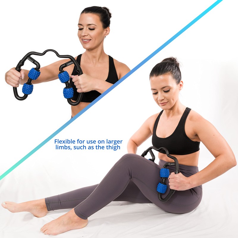 Body Back Trigger Point Pressure Roller Massager for Forearm, Elbow,