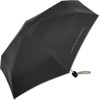 Benetton Pocket Umbrella Ultra Mini Flat Solid, Black-iceberg Green