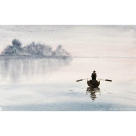 Schmincke Horadam Aquarell, Super Granulation, Mist Indigo, 5 ml, Very Strong Granulating Shades, Finest, Super Granulating Watercolour Paints