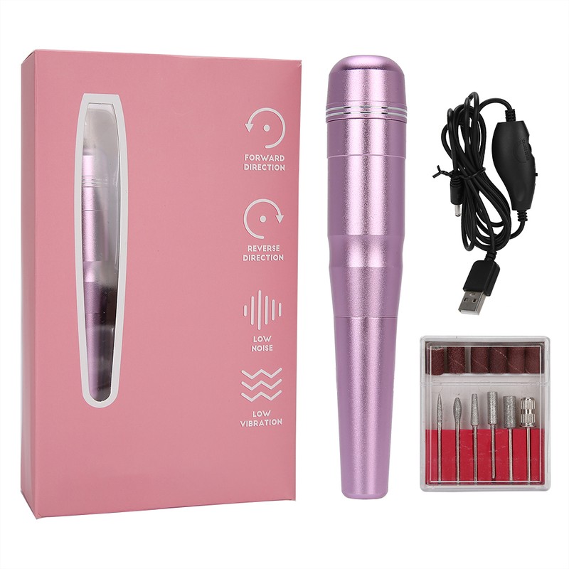 20000RPM USB Portable Electric Nail Drill Pen Machine Nail Grinding