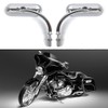goodfitment - Chrome Oval Shape Motorcycle Mirrors,Upgrade Rearview Motorcycle Mirrors