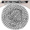 Yaocom 100 ft Galvanized Steel Hanging Jack Chain Metal Black