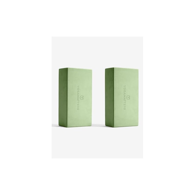 Yogamatters Yoga Brick Block Pair | EVA Foam | Lightweight,