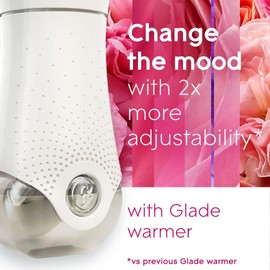 Glade PlugIns Refills Air Freshener, Scented and Essential Oils for Home and Bathroom, Rose & Bloom, 1.34 Fl Oz, 2 Count