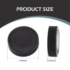 Zikefest 2PCS Coolant Overflow Reservoir Cap, Coolant Reservoir Tank, Engine Radiator Coolant Water Tank Reservoir Cap, Compatible with Infiniti Nissan Renault, Replaces OEM# 21712-79900 (Black)