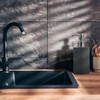 Relaxdays Soap Dispenser 180ml Refillable Bathroom Toilet Kitchen Liquid Soap