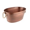 G.E.T. BT-2215-ACPR Copper Beverage Tub with Rope Handles, 8 Gallon,Antique