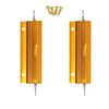 2pcs 100W 10K Ohm High Performance Wire Wound Resistor with