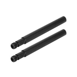 Bicycle Presta Valve Extender, 2 Pieces, 60 mm Bicycle Presta Valve Extender, Inner Tyre Valves Extension (Black)