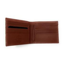 Mens Harris Tweed Bifold Wallet (Macleod Tartan)