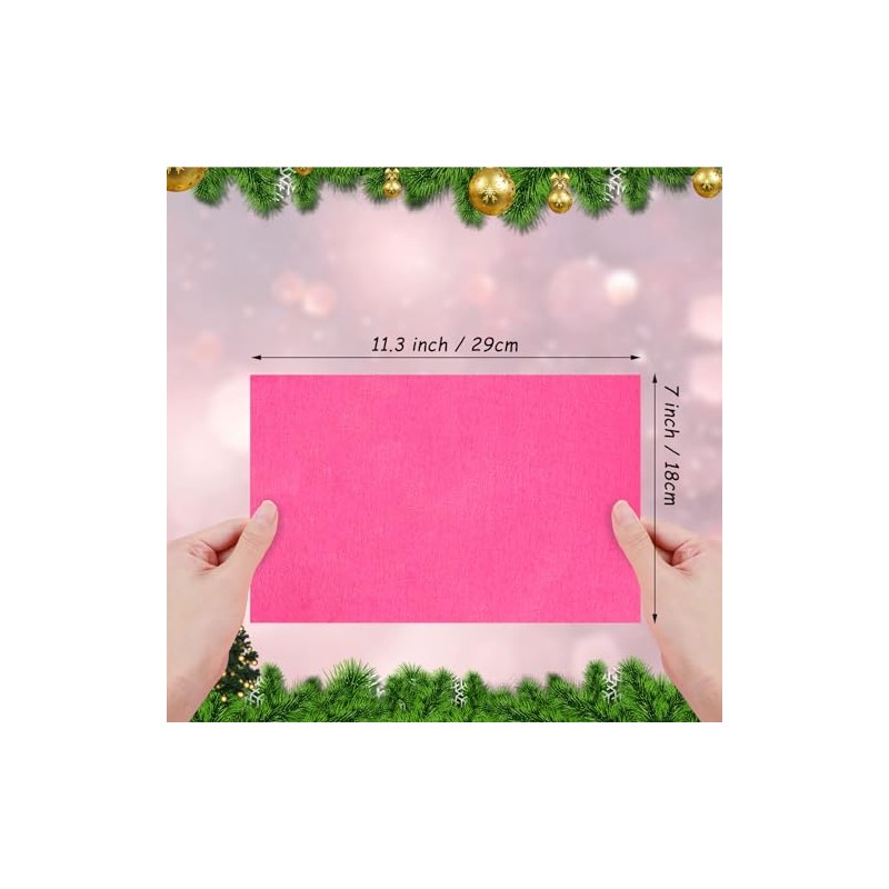 Jtnohx Felt for Crafts, 16 Pcs Felt Fabric, 7"×11.3" Stiff