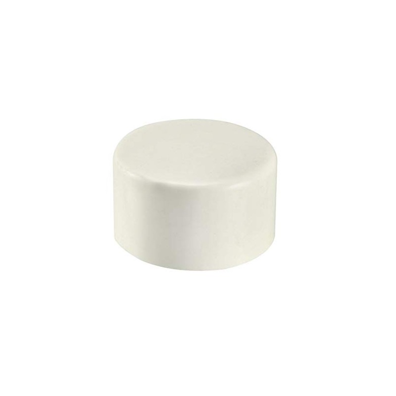 sourcing map 63mm PVC Pipe Cap Fitting, Slip End Caps