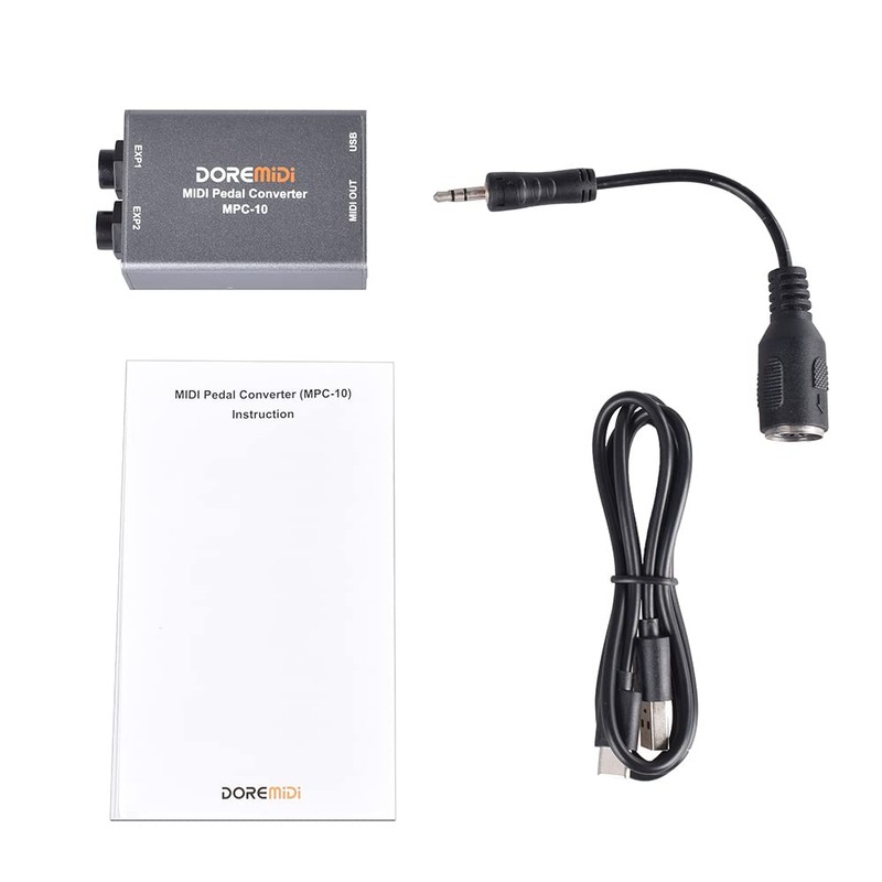 DOREMiDi Expression Pedal Converter Pedal Sustain Pedal Expander MPC-10