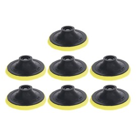 Utoolmart Grinder Sanding Polishing Sticky Disc Backing Backer Pad, 4-inch Hook and Loop Backing Pad, Orbital Sander Polisher Sanding Pad, for Random Orbit Sander Polish Buffer, 7 Pcs
