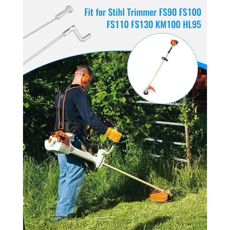 JUWEVAZU FS90R Throttle Control Cable Fit for Stihl Trimmer FS90