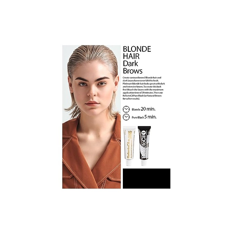 RefectoCil Eyebrow and Eyelash Tint 2-Pack – Professional Hair Tint