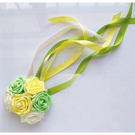 Filan Satin Ribbon, Key Lime (25 mm x 22.86 m), Matte Shiny Gift Ribbon, Elegant Ribbon for Decorating & Crafts, for Wrapping Special Gifts, for Weddings, Christenings, etc