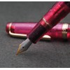 JINHAO 82 Fountain Pen (Transparent Fluorescent Rose Red,Fine Nib 0.5mm)