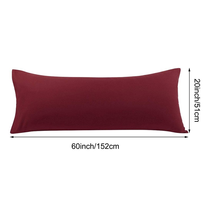 PiccoCasa Body Pillow Cover with Envelope Closure, Pillow Case for